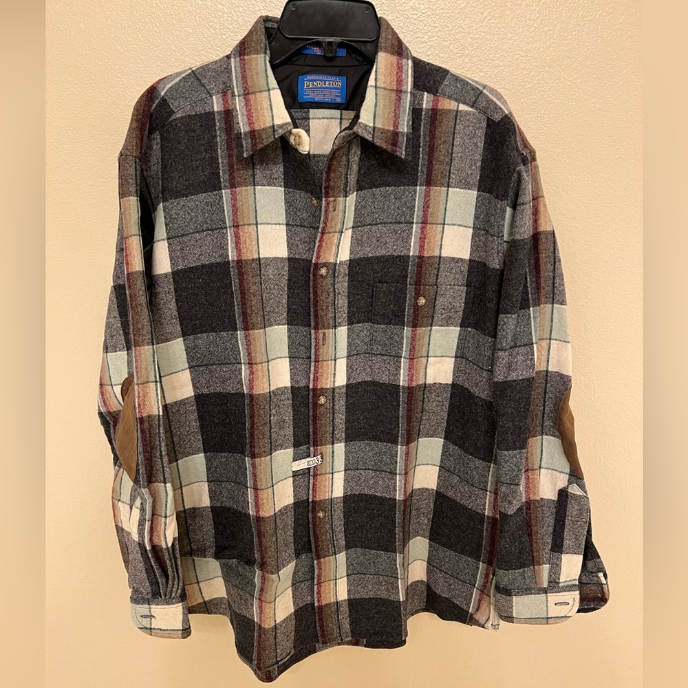 Pendleton Men’s Plaid Elbow-Patch Trail Shirt | XL | NWT